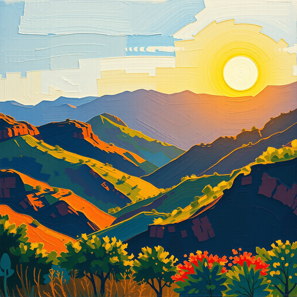 Brushstrokes of Morning Light