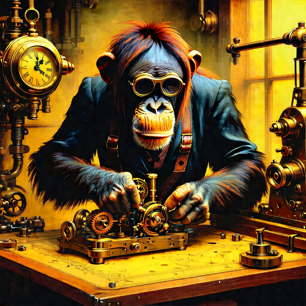Clockwork Chimpanzee view 2