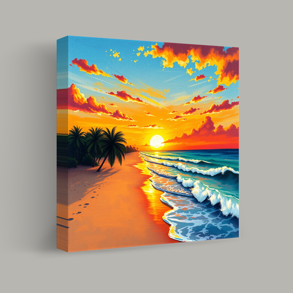 Colors of a Tropical Sunset view 1