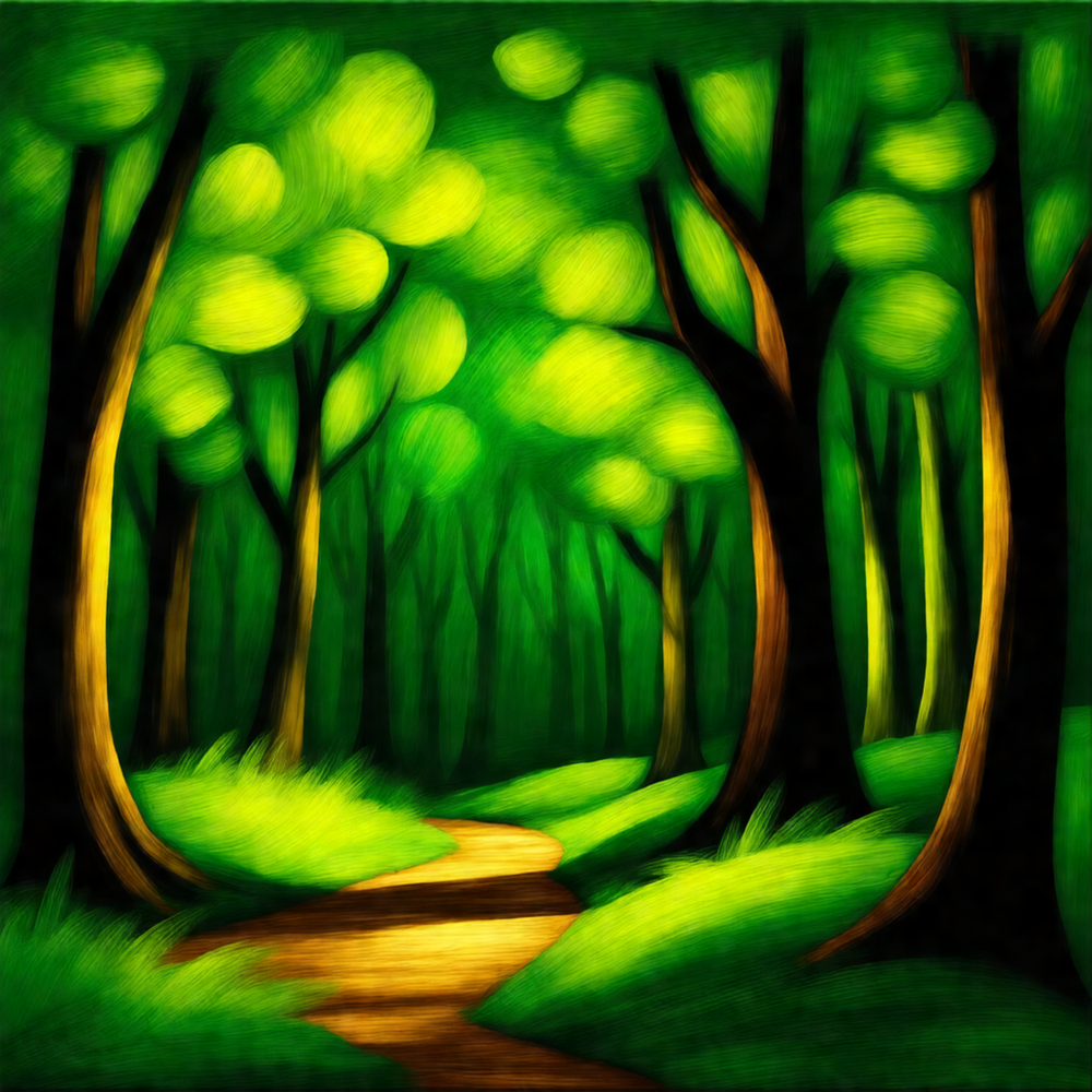 Whispering Woods Pathway view 2