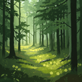 Whispering Pines at Dawn thumbnail 2