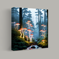 Enchanted Forest of Luminescent Fungi thumbnail 1