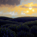 Twilight Over Lavender Fields thumbnail 2