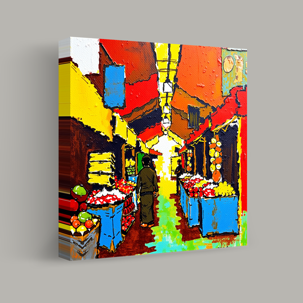 Strolling Through Market Colors view 1