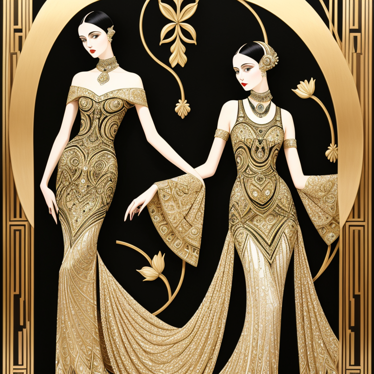 Gilded Elegance: A Symphony of Style view 2