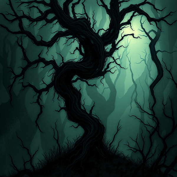 Twisted Forest Silhouette