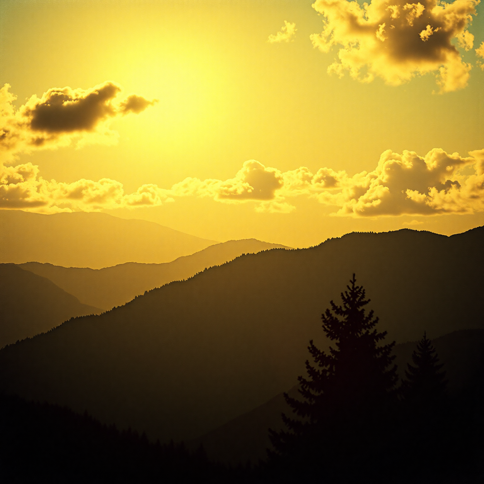 Sunset Over the Ridge view 2