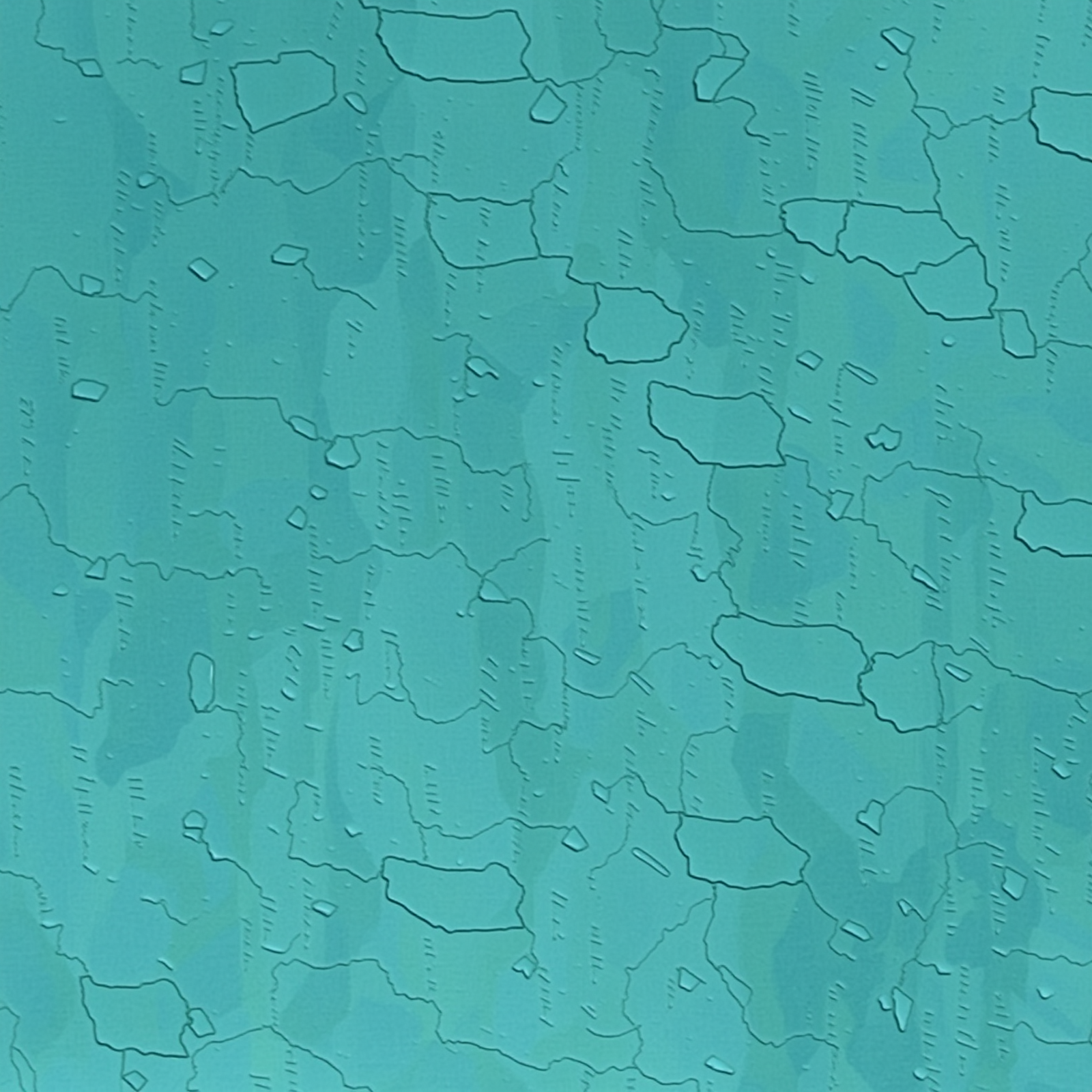 Cracked Aquatic Mosaic view 2