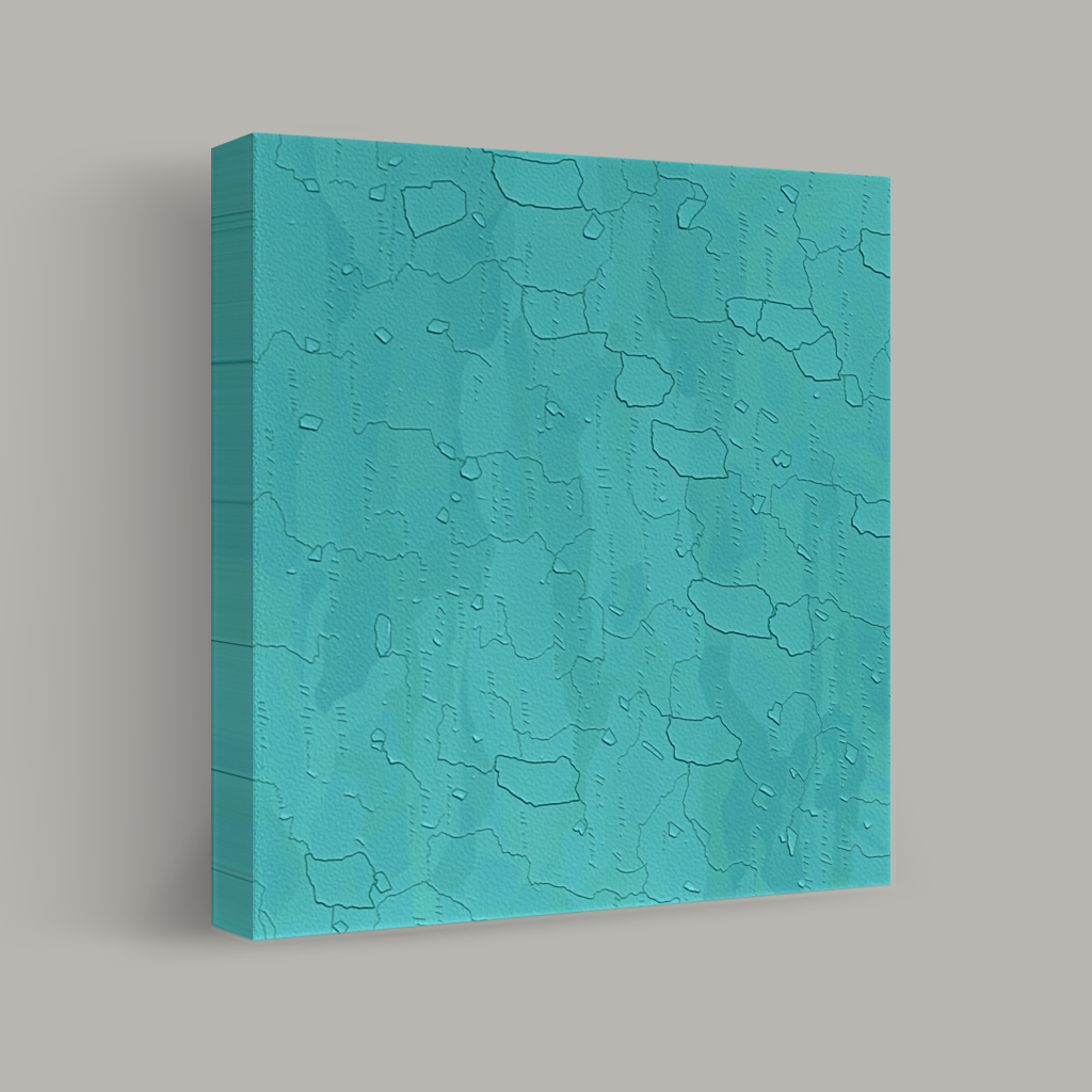 Cracked Aquatic Mosaic view 1