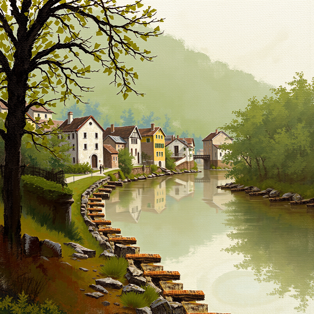 Gelassenheit am Fluss Ansicht 2