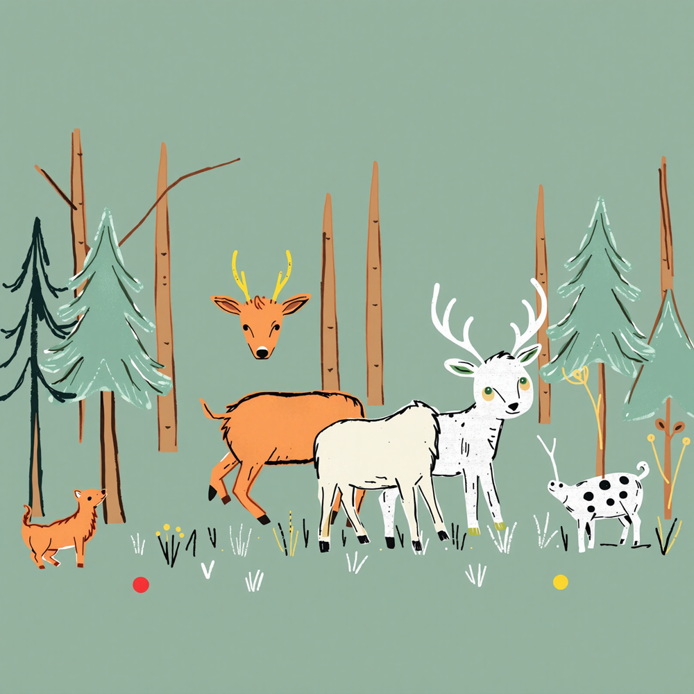 Gathering in Pastel Woods view 2