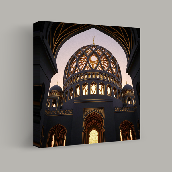 Symétrie Architecturale au Crépuscule