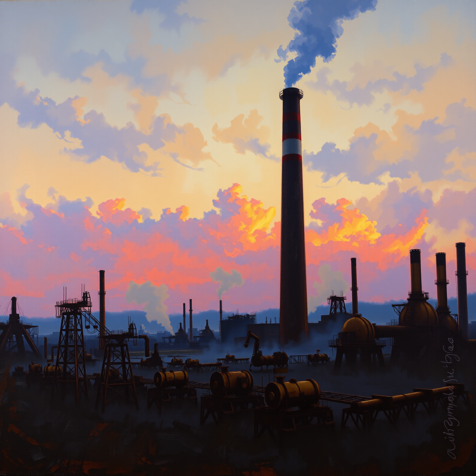 Industrial Dusk view 2