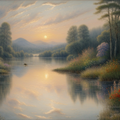 Tranquil Reflections at Dusk thumbnail 2