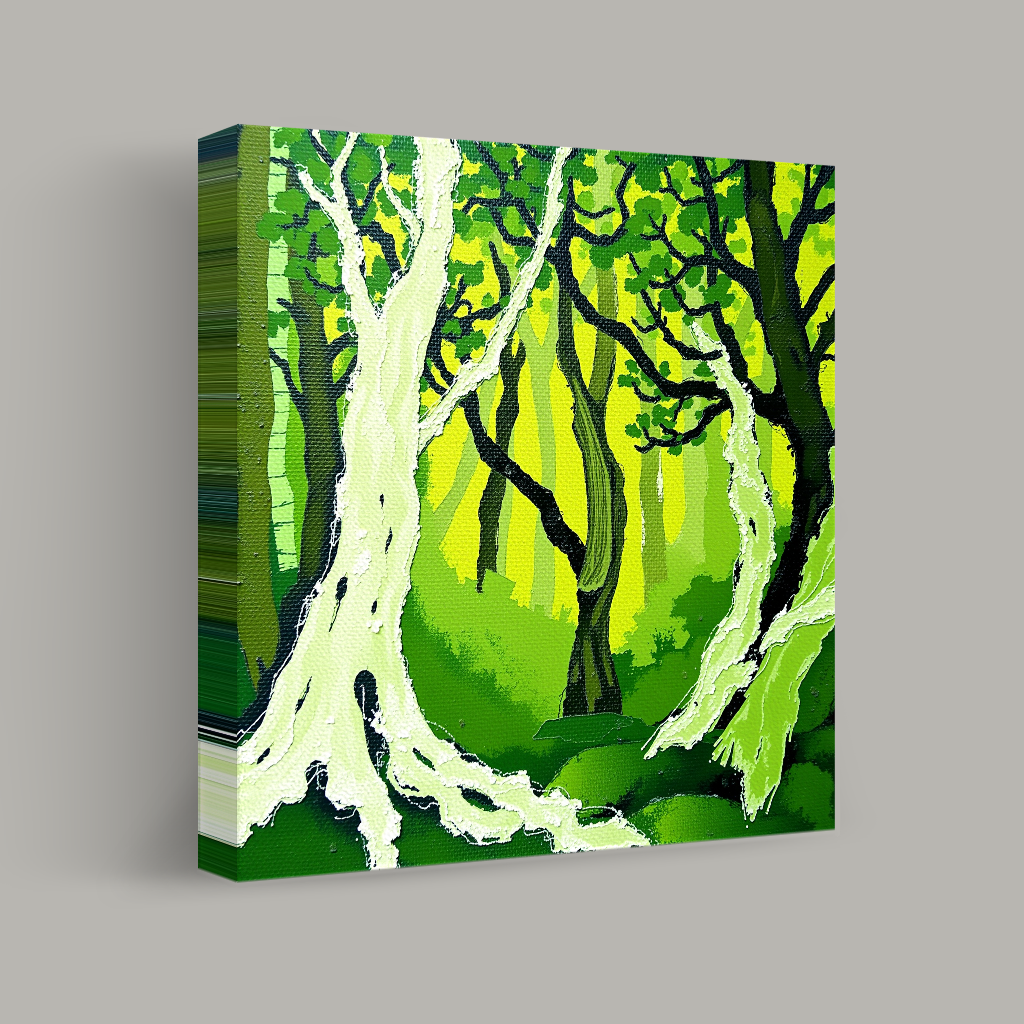 Enchanted Greenwood Path view 1