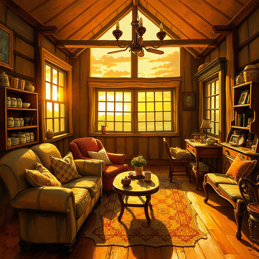 Warm Glow of the Golden Hour view 2
