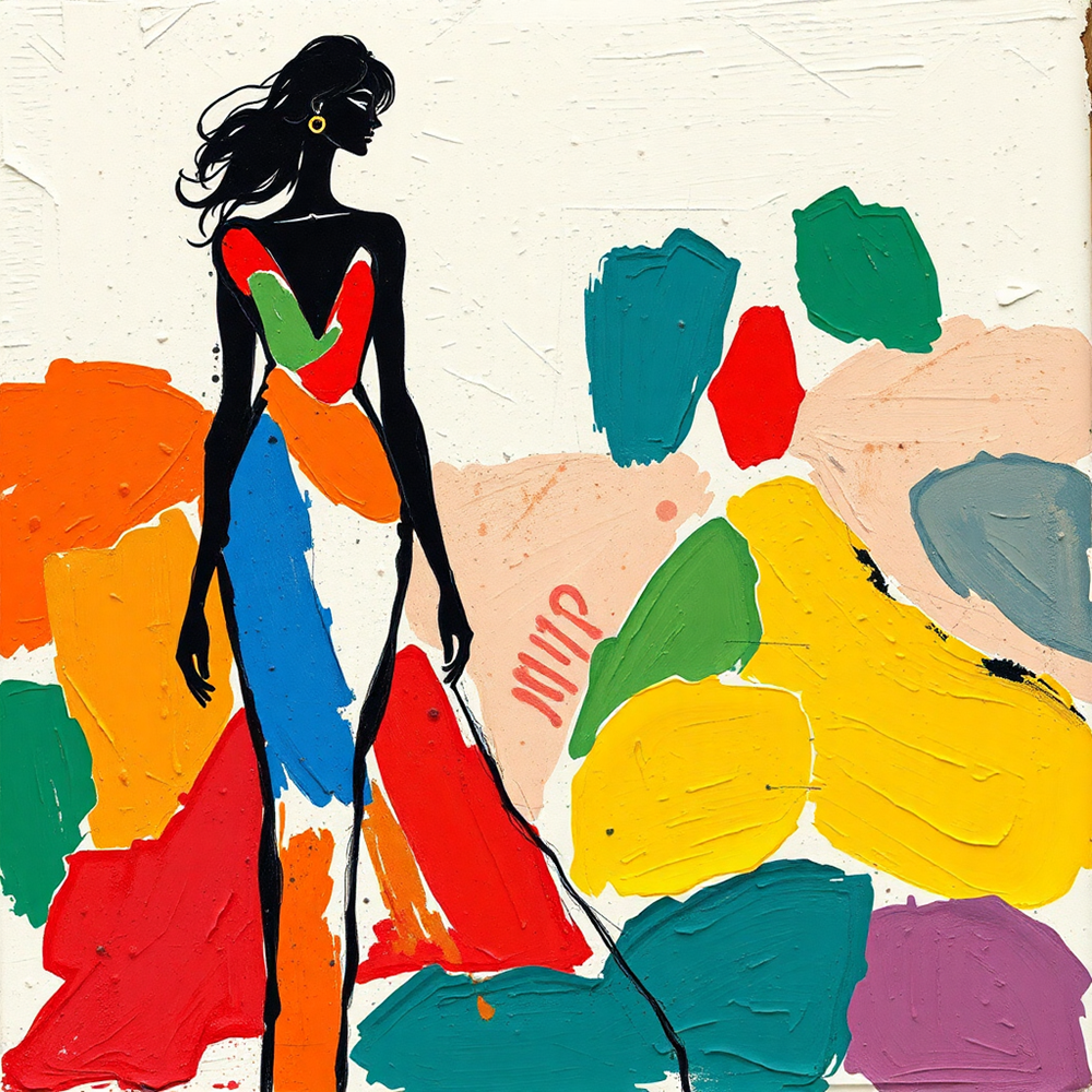 Silhouette of Vibrant Elegance view 2