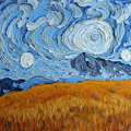 Swirling Skies Over Golden Fields thumbnail 2