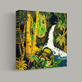 Lush Cascade in Tropical Wilderness thumbnail 1
