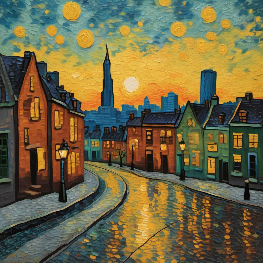 Van Gogh's Urban Twilight view 2