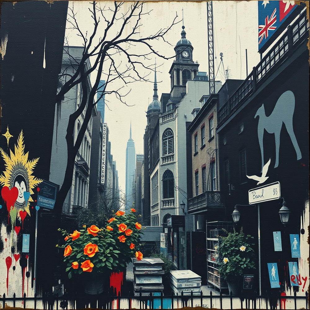 Urban Canvas of Contrasts view 2