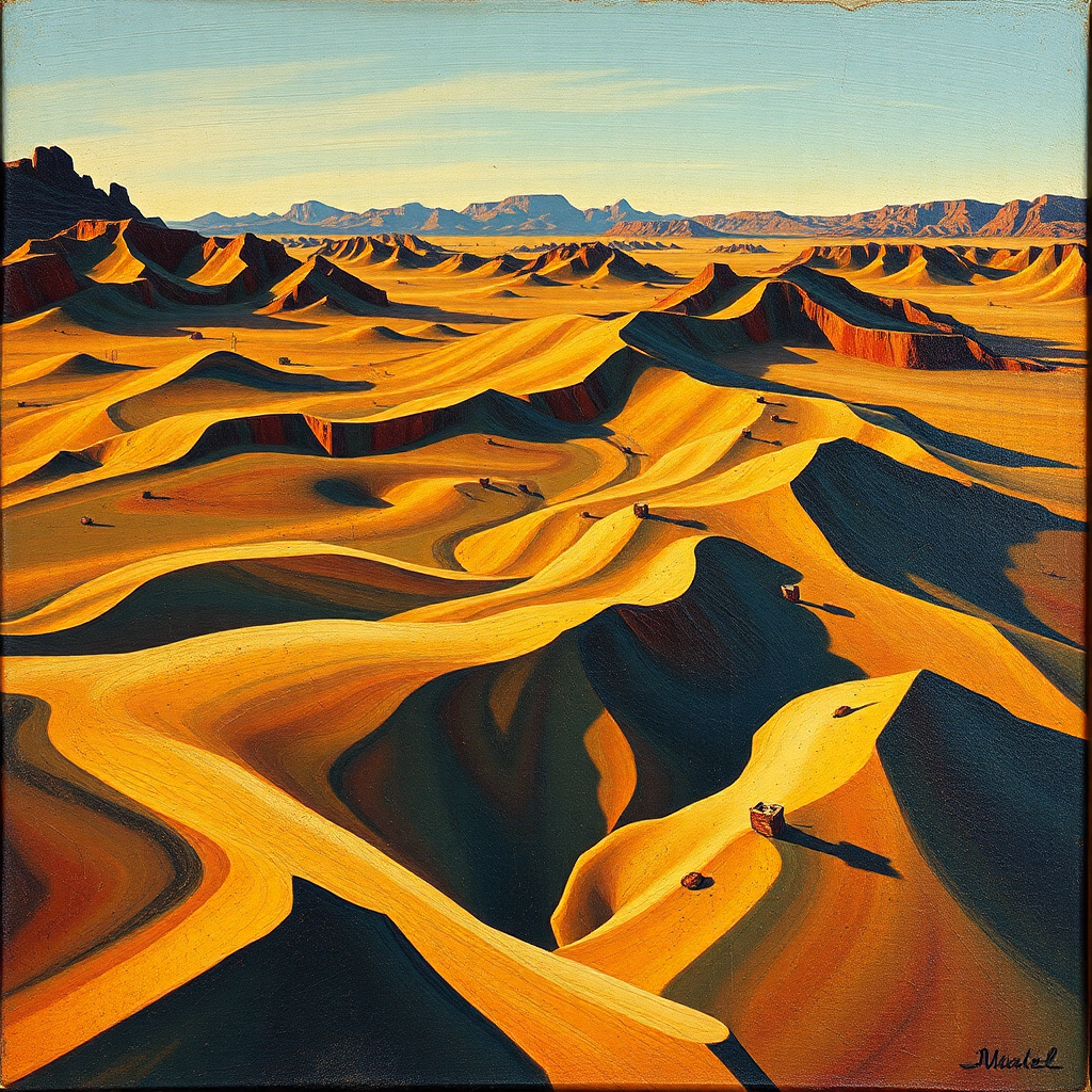 Waves of the Sahara view 2