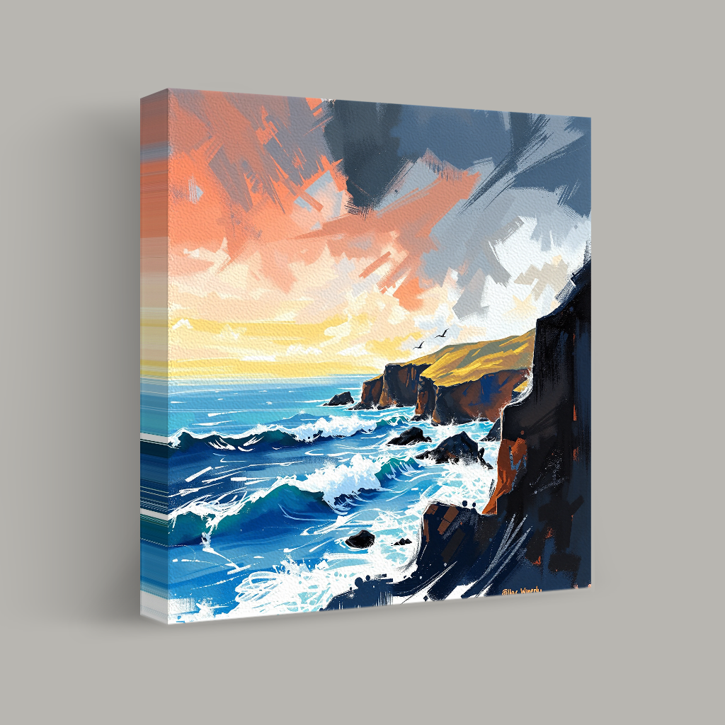 Whispering Cliffs of the Coast view 1