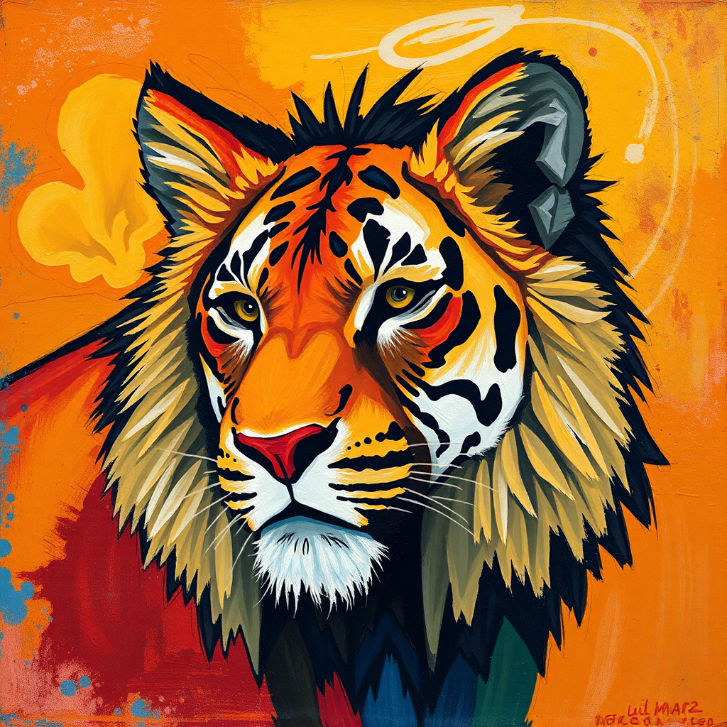 Vivid Gaze of the Jungle King view 2