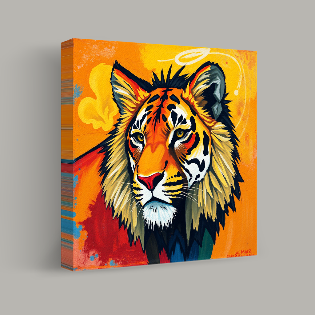 Vivid Gaze of the Jungle King view 1