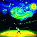 Tennis Under the Starry Night thumbnail 2