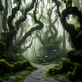 Whispering Path Through Enchanted Woods thumbnail 2