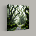 Whispering Path Through Enchanted Woods thumbnail 1