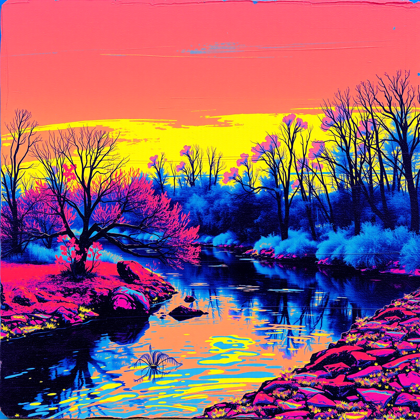 Vibrant Serenity by the River view 2