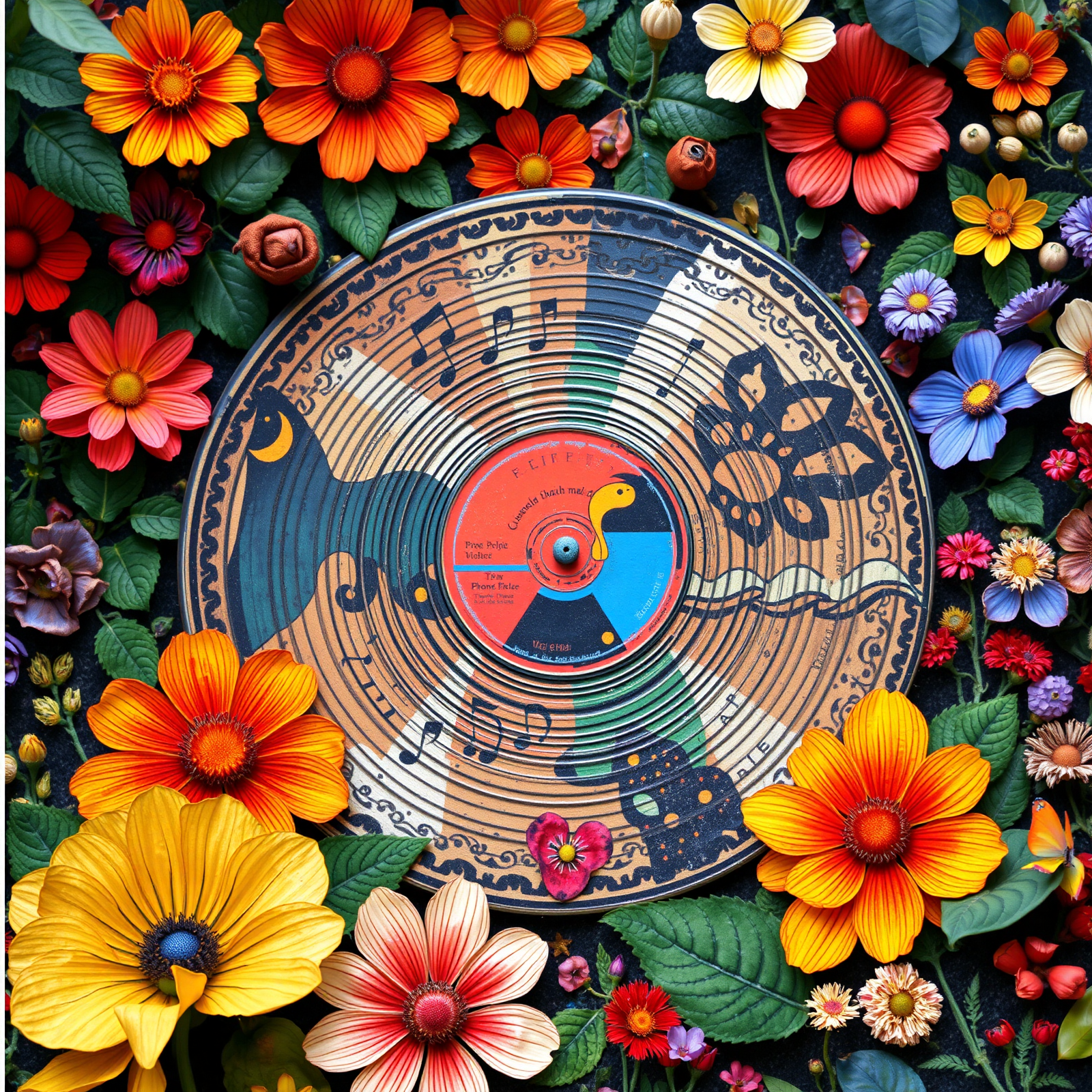 Floral Vinyl Harmony view 2