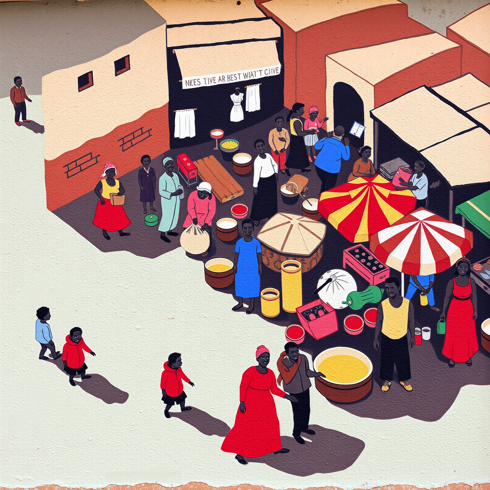 Bustling Market Alley view 2