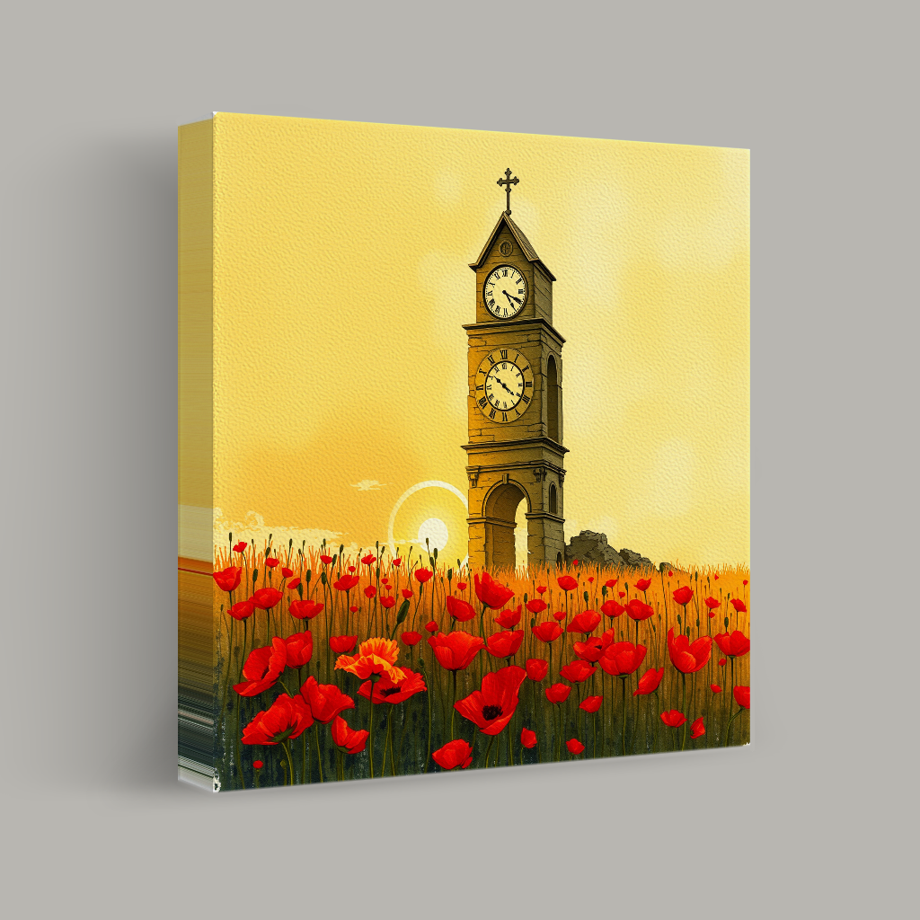 Tower Upon the Poppy Field view 1