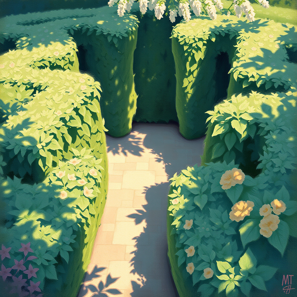 Sunlit Labyrinth view 2