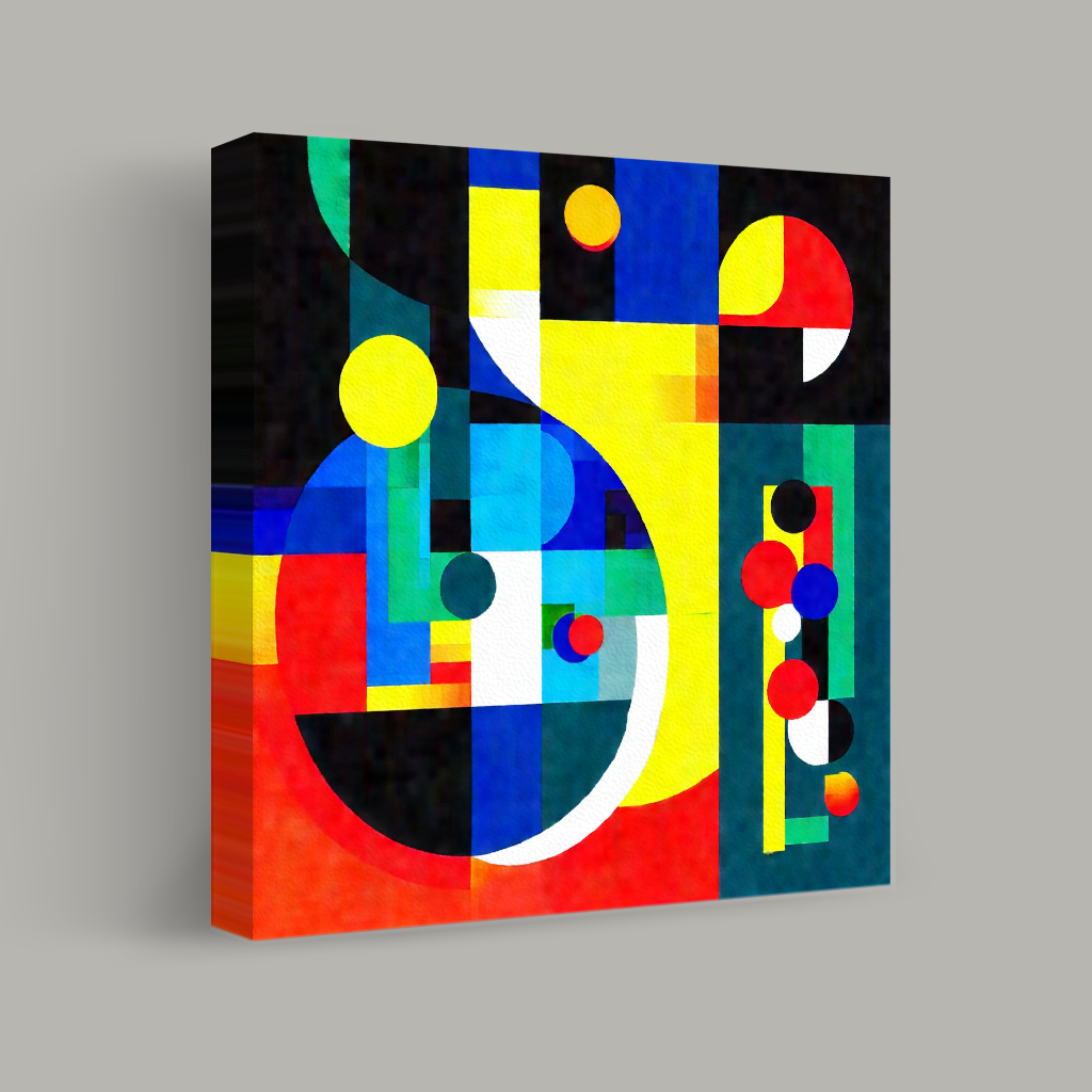 Geometric Vibrance Unveiled view 1