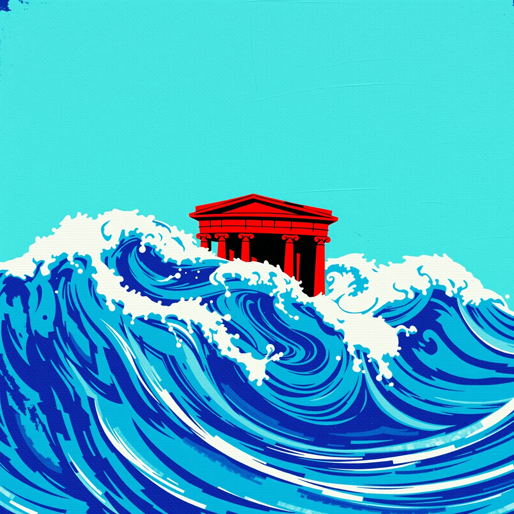 Temple Amidst the Tides view 2