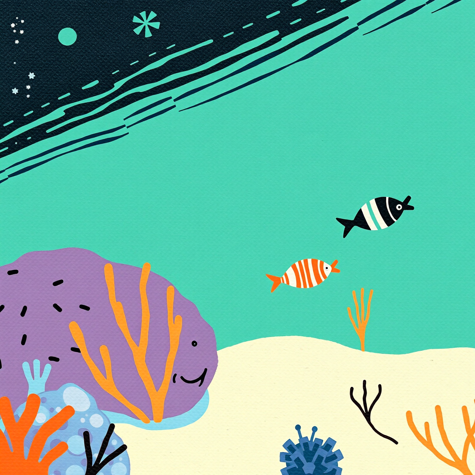 Beneath the Tranquil Sea view 2