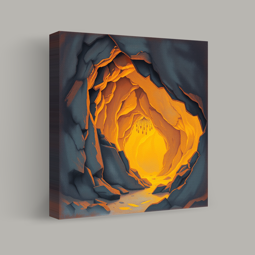 Flamme des Hohlraums Ansicht 1