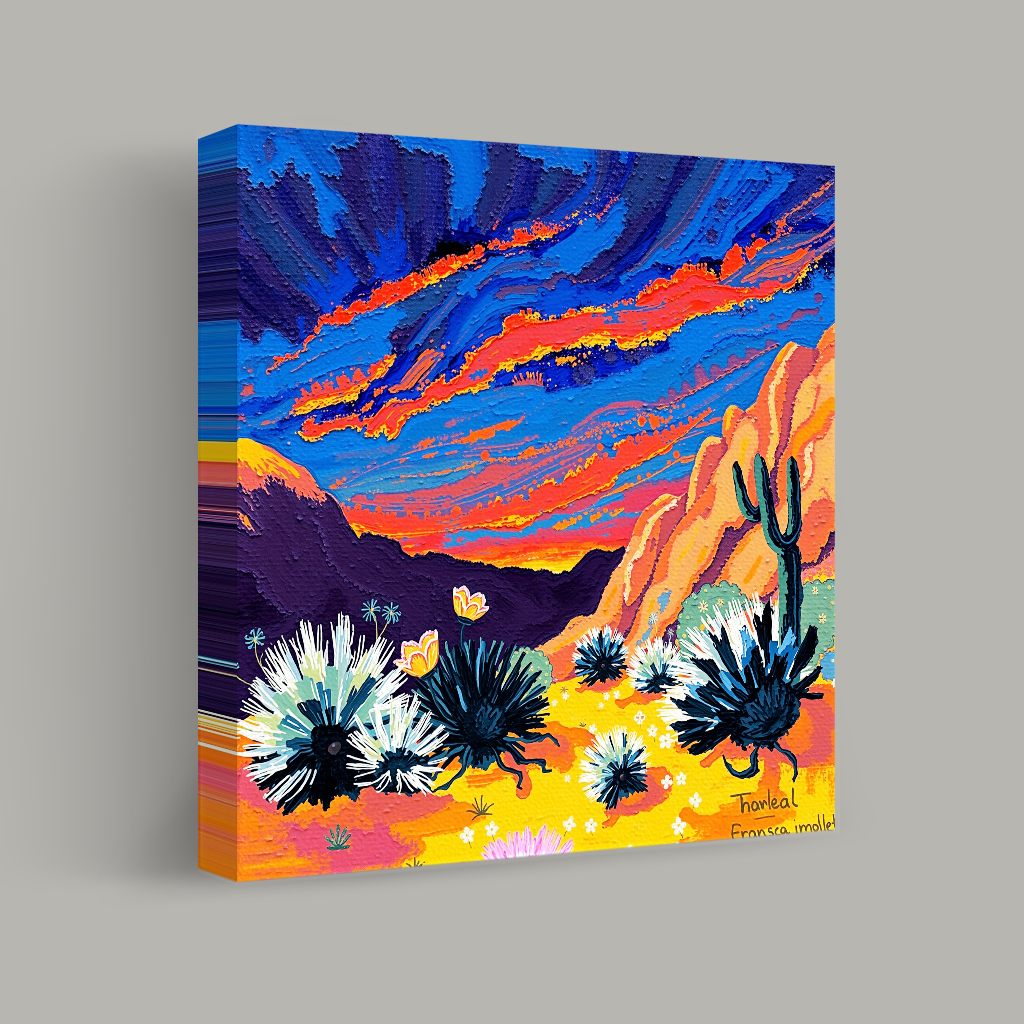 Vibrant Desert Twilight view 1