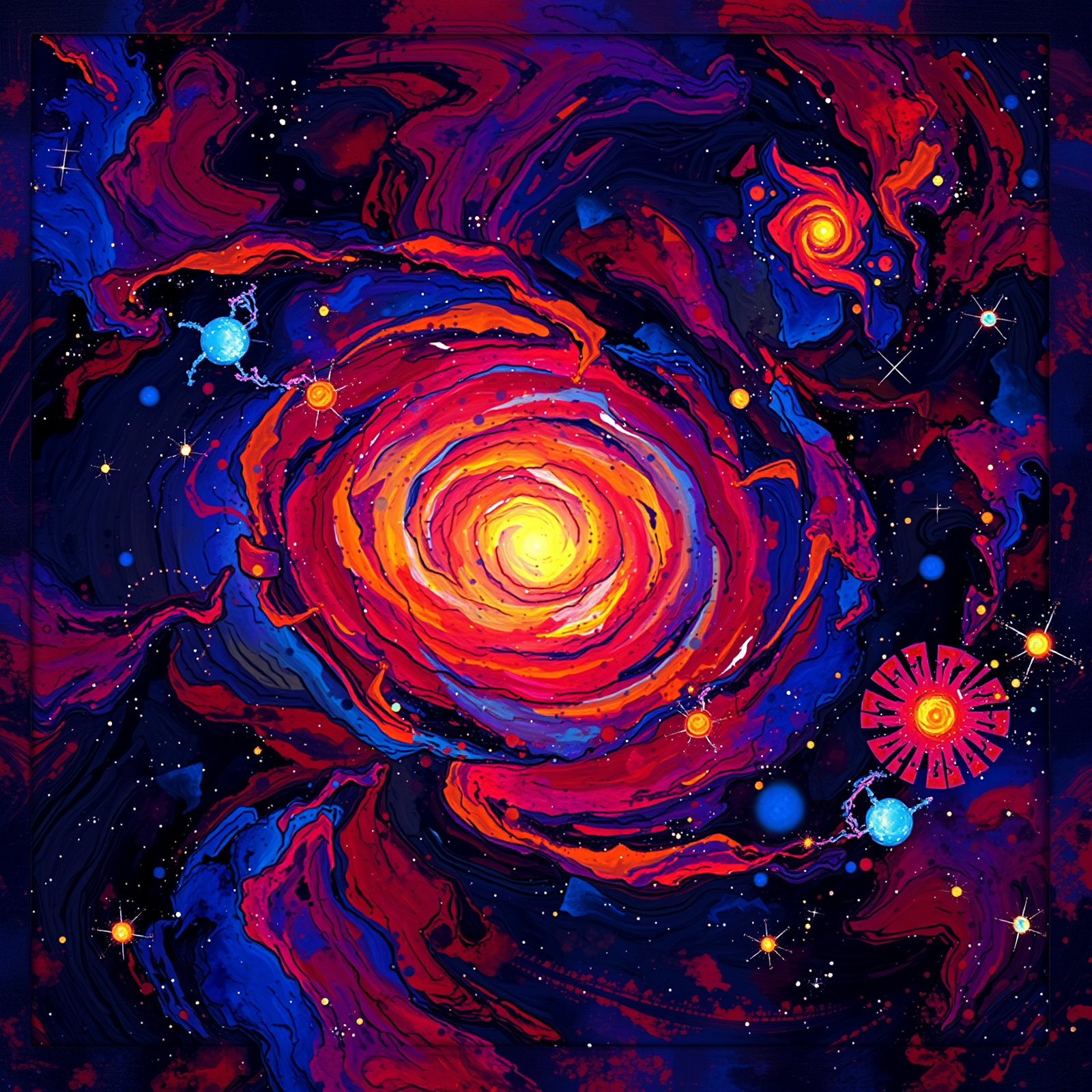 Whirlpools of Cosmic Color view 2