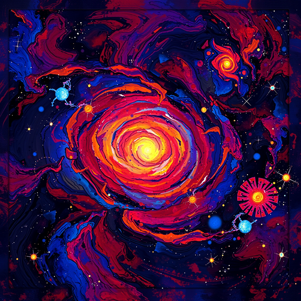 Whirlpools of Cosmic Color