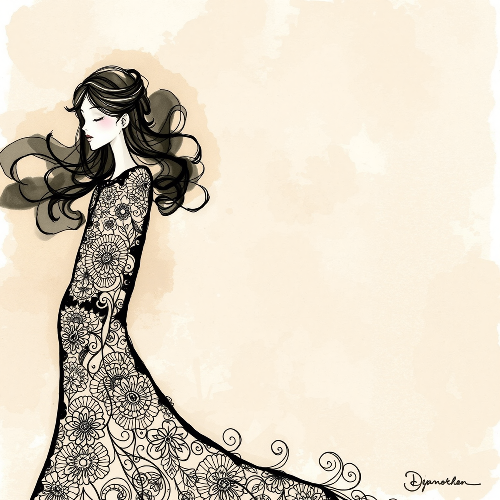 Whispers of the Floral Veil view 2