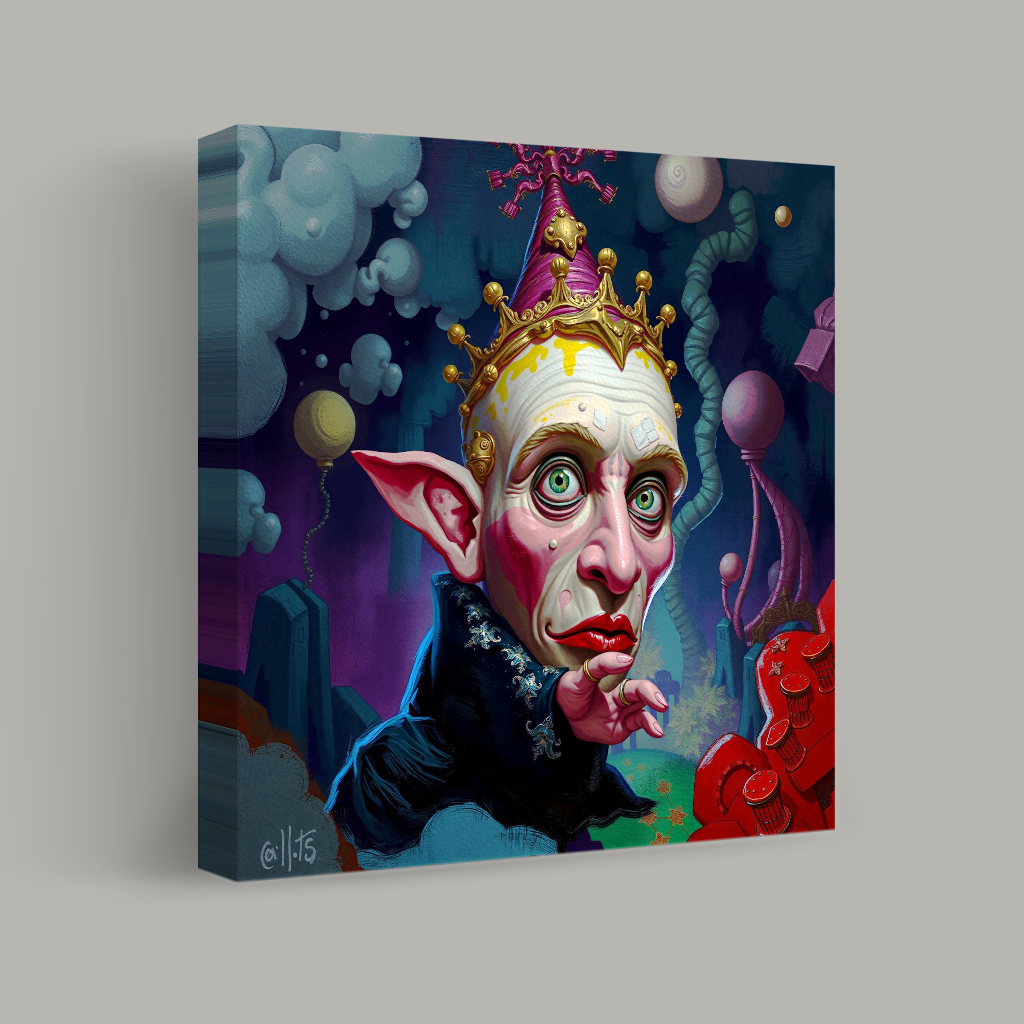 Surreal Jester Portrait view 1