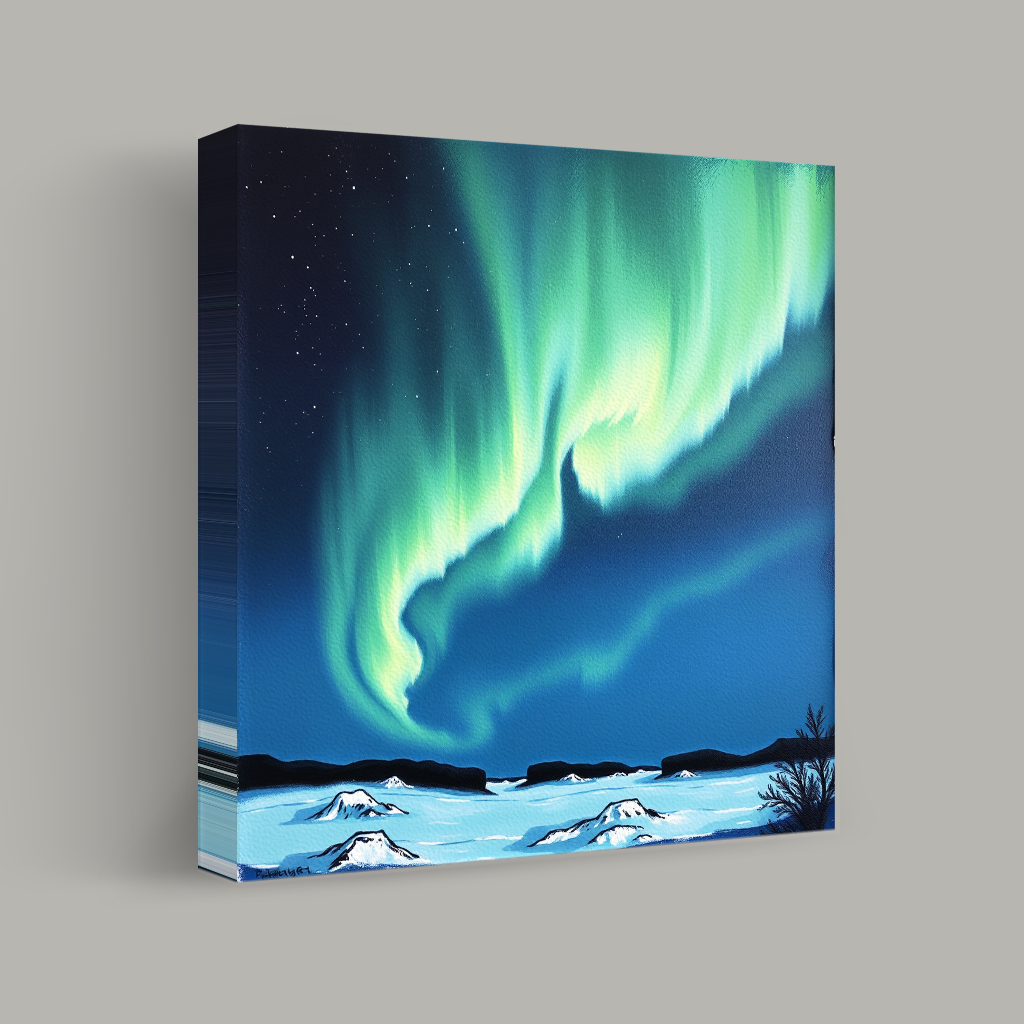 Celestial Dance Over the Arctic view 1