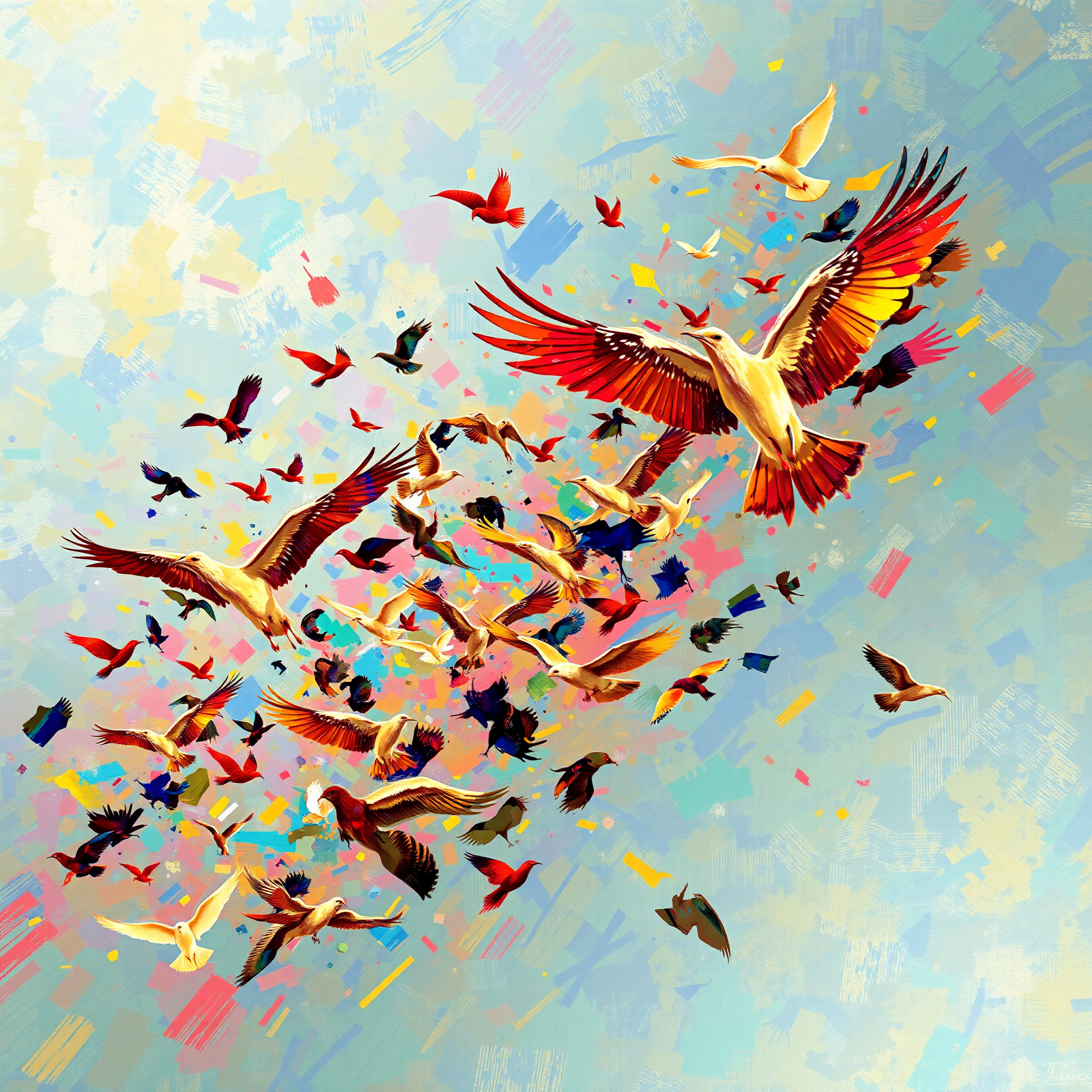 Flight of Vibrant Dreams view 2