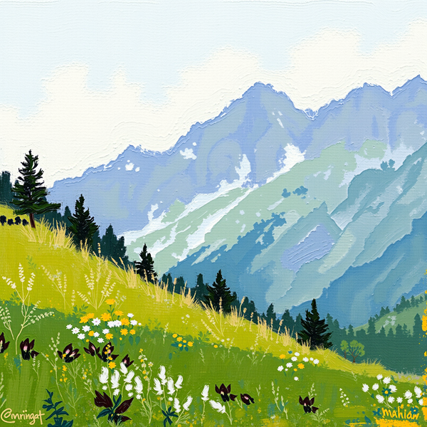 Serenity Amongst the Peaks