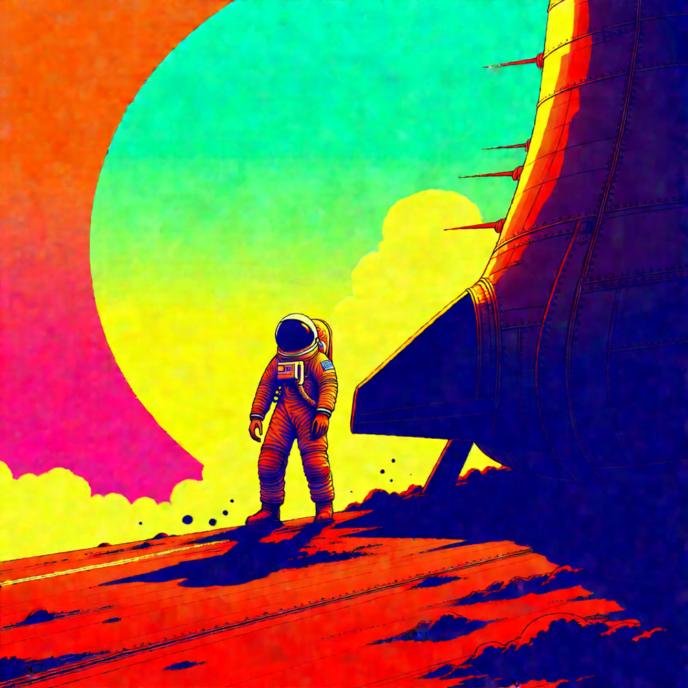 Cosmic Journey on a Strange World view 2